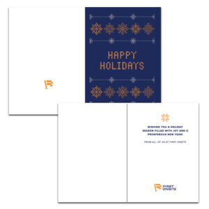 First Onsite Holiday Card
