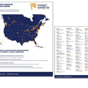 First Onsite Map Flyer